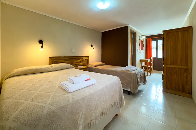 habitación para tres personas