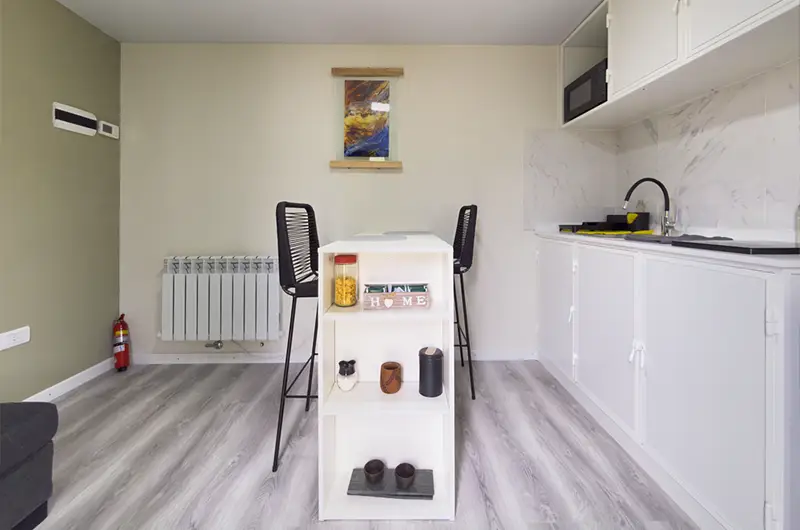 loft con capacidad para dos huéspedes