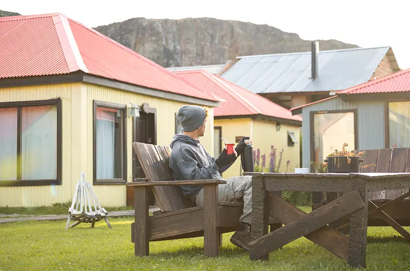 Zona de descanso en el parque
