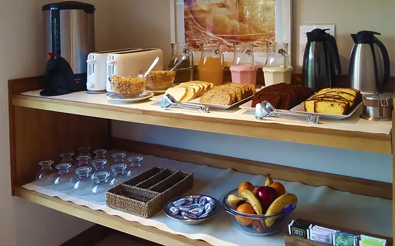 Desayuno incluido en el precio de las cabañas Posada El Barranco en El Chaltén