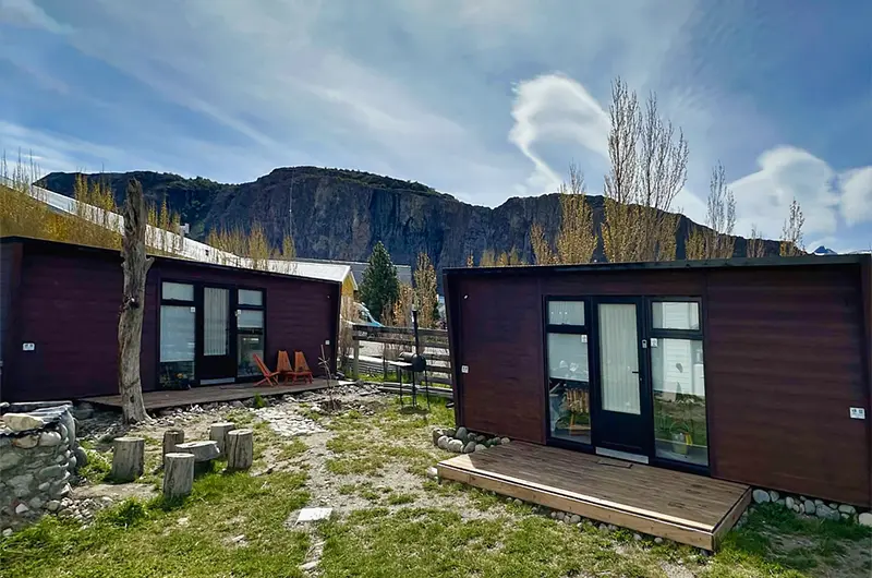 Deck exterior y zona de asador